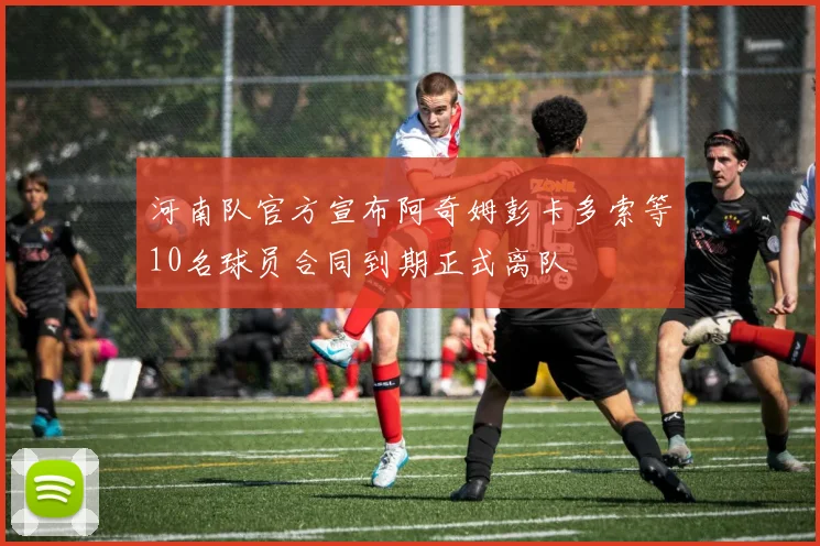 河南队官方宣布阿奇姆彭卡多索等10名球员合同到期正式离队